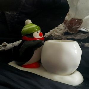 Hallmark Penguin Votive Tea light Holder